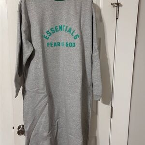 Fear of God Light Gray Sweatshirt